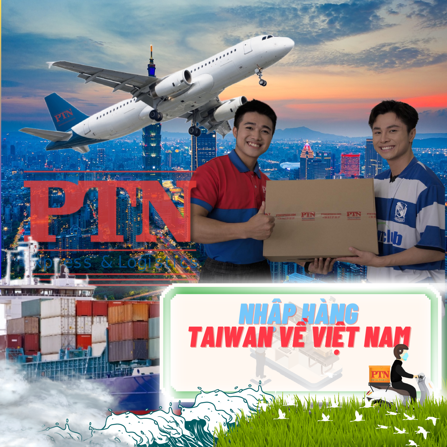 VẬN CHUYỂN HÀNG TỪ ĐÀI LOAN VỀ VIỆT NAM