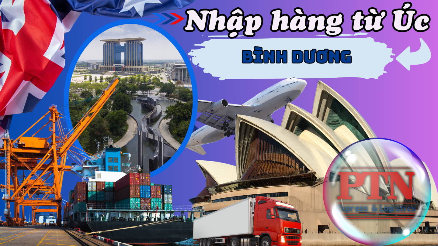 Nhập hàng từ Úc về Bình Dương