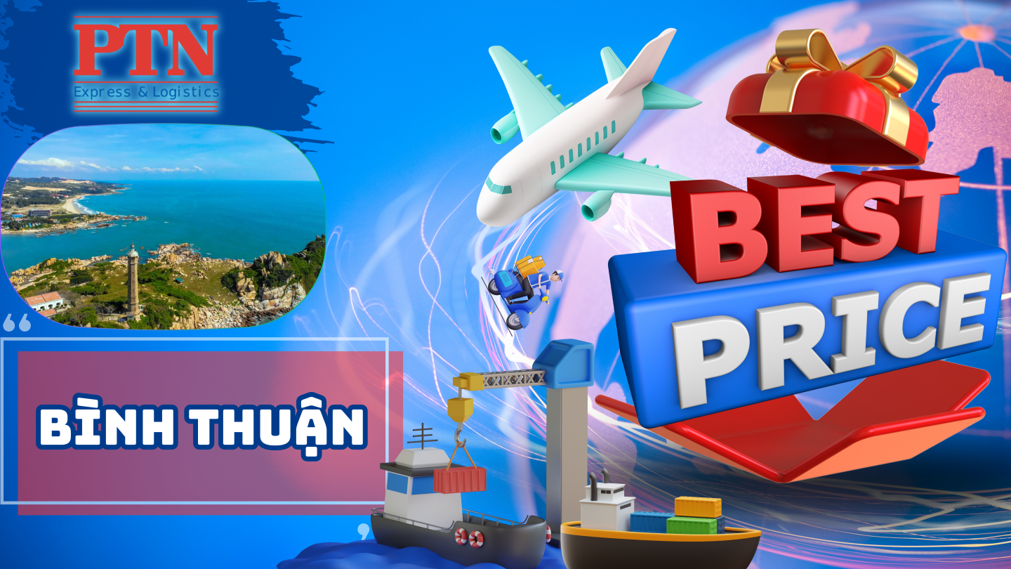 Giá ship hàng đi nước ngoài tại Bình Thuận