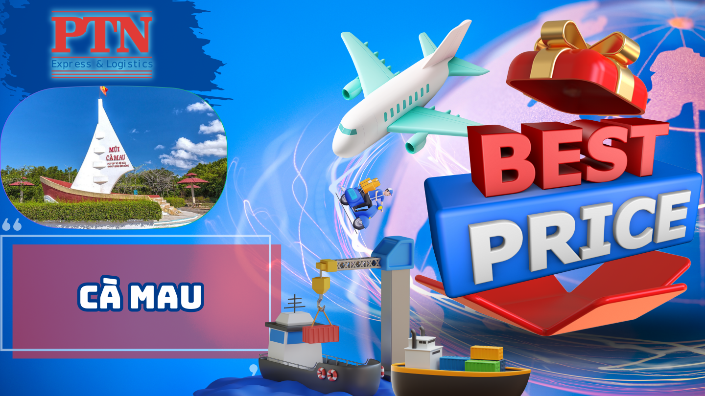 Giá ship hàng tại Cà Mau đi nước ngoài