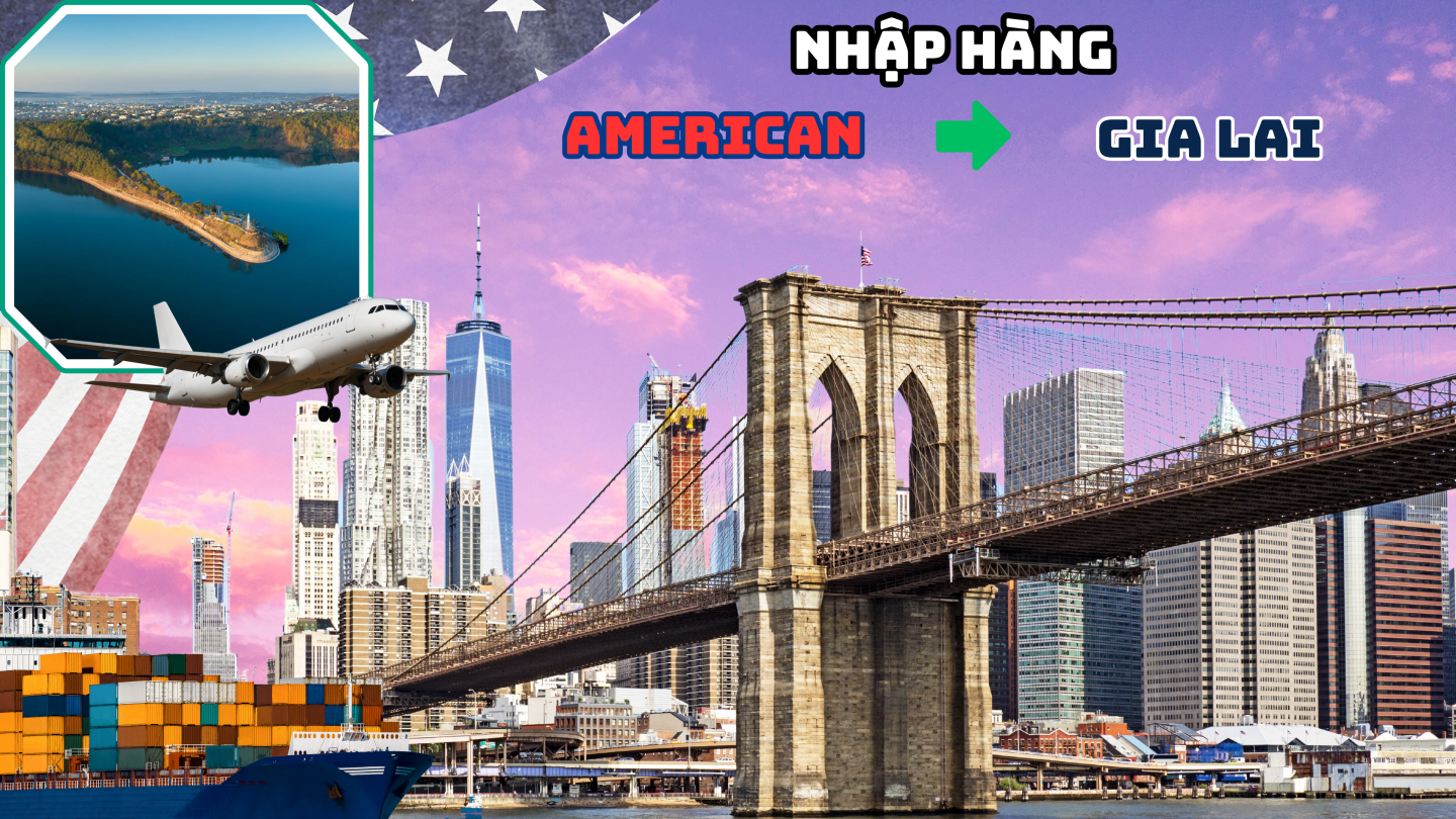 Nhập hàng từ Mỹ về Gia Lai